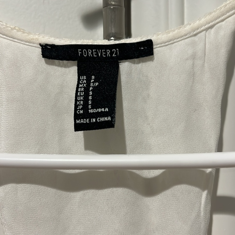 Forever 21 Cream Lace Dress - Picture 2 of 5